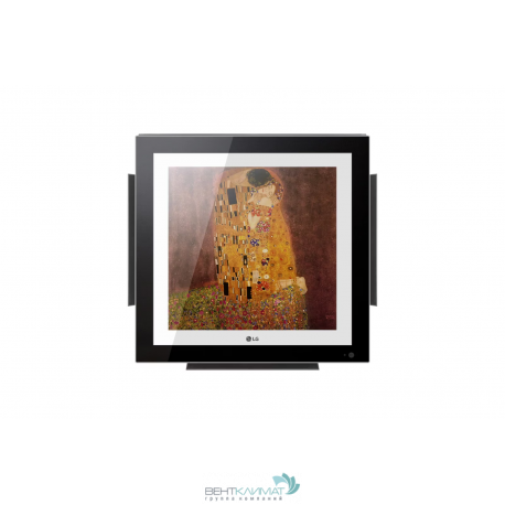 Кондиционер LG Artcool Gallery A12FT включенный с видимым электронным дисплеем
