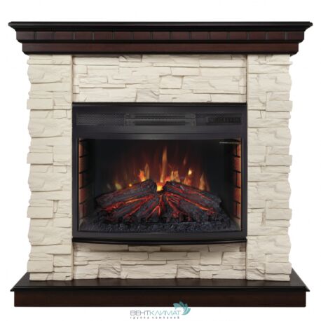 Электрокамин RealFlame Elford 25 AO с firefield 25 S IR, панорамное стекло