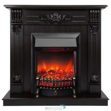 Электрокамин Ottawa DN с очагом Fobos Lux Black RC
