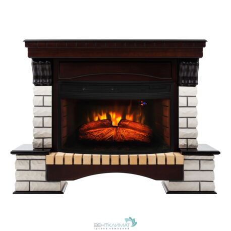 Электрокамин RealFlame Country 33W AO c Firespace 33W S IR, инфракрасный обогрев