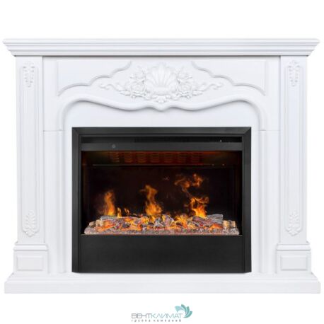 Электрокамин RealFlame Victoria 26 WT с очагом 3D Helios 26 SBG