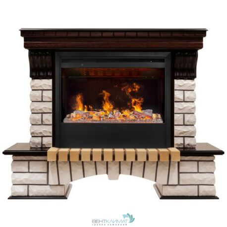 Электрокамин RealFlame Country 26 AO с очагом 3D Helios 26 SBG