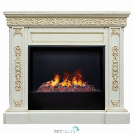 Электрокамин RealFlame Ekaterina 26 WT с очагом 3D Cassette 630