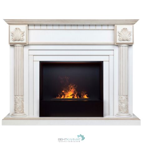 Электрокамин Imperia 26/33 WT с очагом 3D Cassette 630 Black Panel