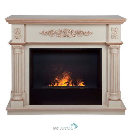 Электрокамин Silvia 26 WT-619B с очагом 3D Cassette 630 Black Panel