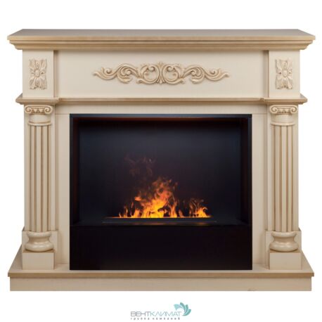 Электрокамин Silvia 26 WT-619G с очагом 3D Cassette 630 Black Panel