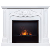 Электрокамин Victoria 26 WT с очагом 3D Cassette 630 Black Panel