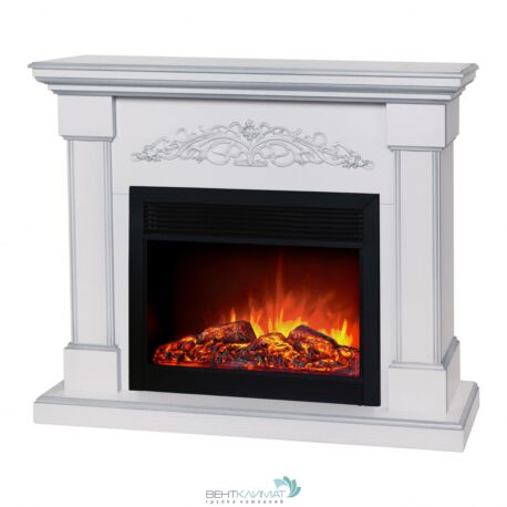 Электрокамин RealFlame Ofelia 26 WT с очагом Moonblaze DeLuxe Black