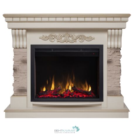 Электрокамин RealFlame Marseilles WT с очагом Saphir 25,5