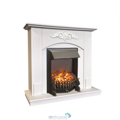 Электрокамин RealFlame Nikki WT-F511 с очагом Fobos Lux Black без пульта