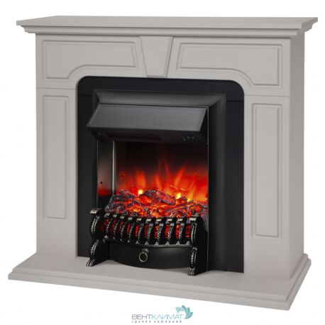 Электрокамин RealFlame Theodor BG-F615 с очагом Fobos Lux Black