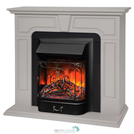 Электрокамин RealFlame Theodor BG-F615 с очагом Majestic Lux Black