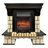 Электрокамин Stone ML STD c очагом Fobos Lux Black RC