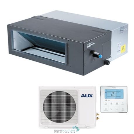 Канальная сплит-система AUX ALMD-H36/5R1B (v2) + AL-H36/5R1B(U) (v2), черный